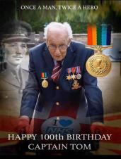 Wishing Captain Tom Moore a Happy 100th Birthday